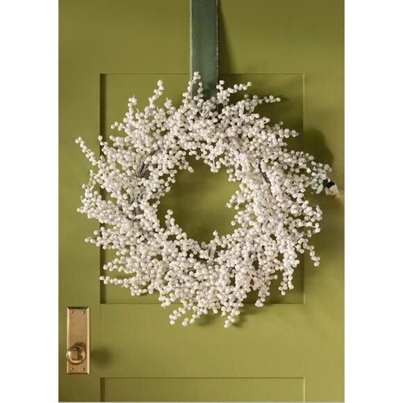 Anthropologie Other - Anthropologie Pearl Berry Wreath